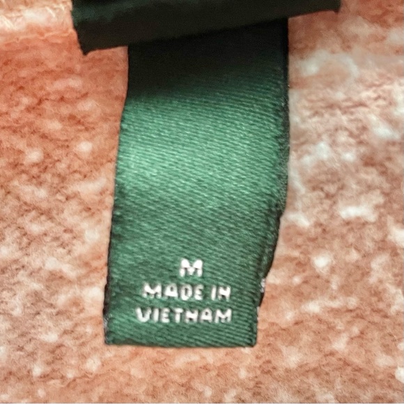 Custom Upcycled Mushroom Hoodie Reworked cropped sweatshirt Medium Pink - Picture 6 of 9